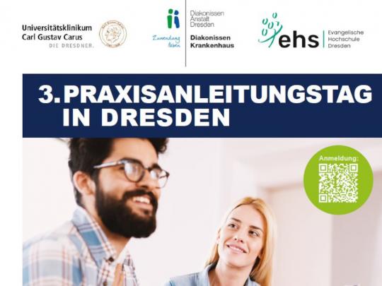 Ausschnitt Flyer 3. Praxisanleitungstag in Dresden