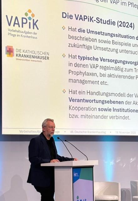 Frank Weidner sprach über die Vorbehaltsaufgaben ...