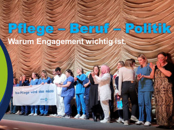 Berufspolitischer Austausch mit angehenden Pflegefachpersonen