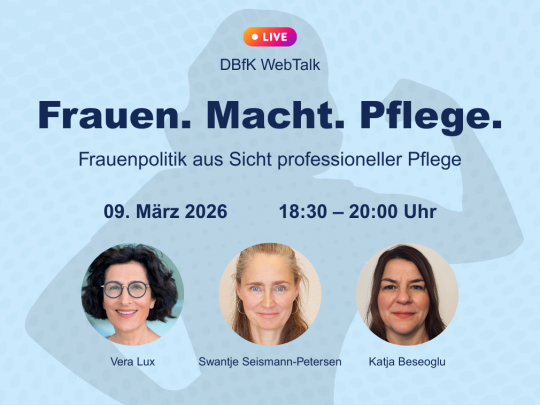 Interaktiver WebTalk zum Thema Frauenpolitik