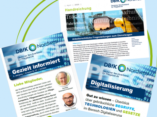 Mit dem DBfK immer auf dem Laufenden