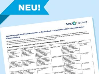 Evaluation der generalistischen Pflegeausbildung